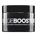 Style Factor EDGE BOOSTER HIDEOUT Water-Based Pomade | Strong Hold & Instant Gray Coverage | Slick Styling for Flyaways, Edges & Roots | High Shine
