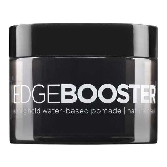 Style Factor EDGE BOOSTER HIDEOUT Water-Based Pomade | Strong Hold & Instant Gray Coverage | Slick Styling for Flyaways, Edges & Roots | High Shine