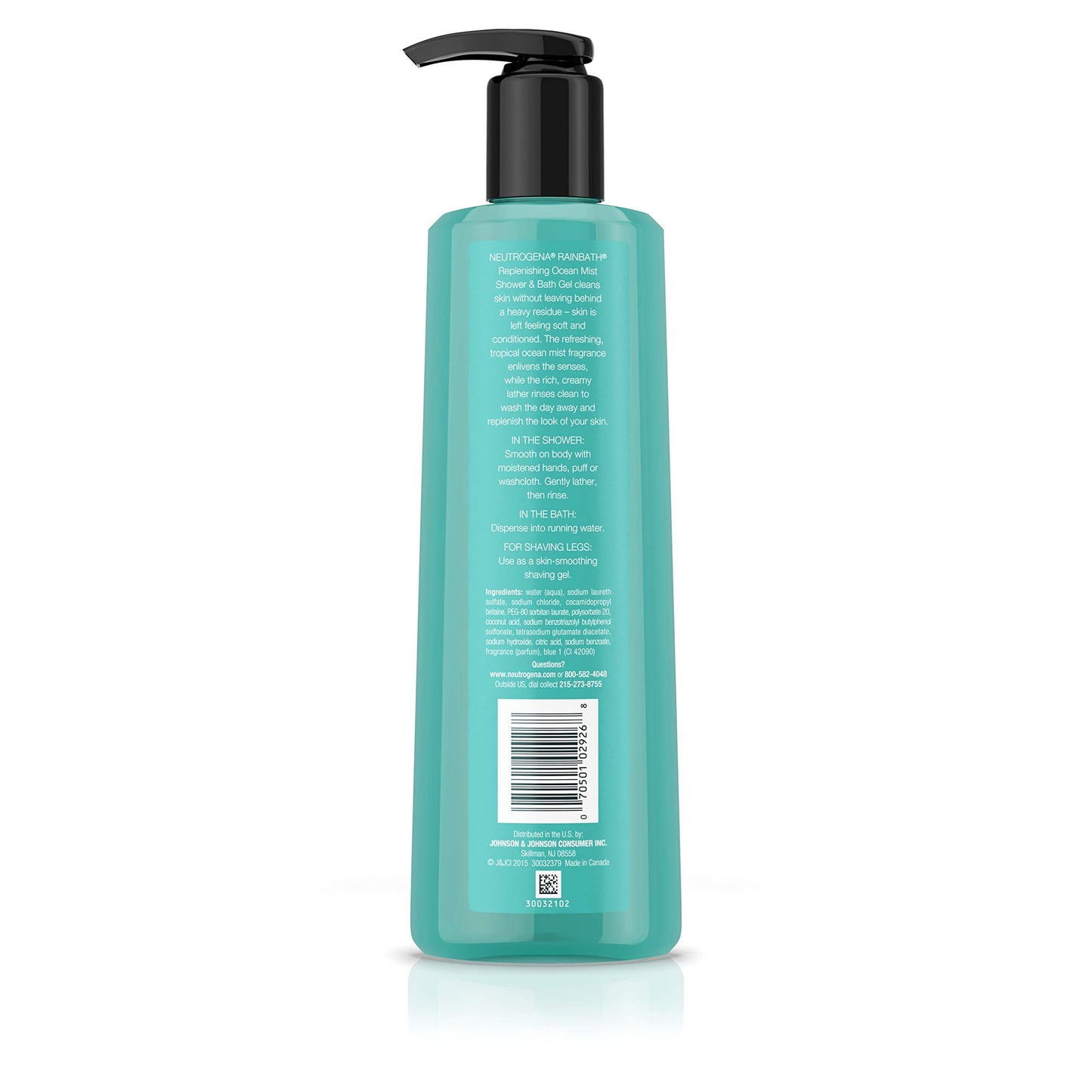 Neutrogena Rainbath Replenishing Shower and Bath Gel Ocean Mist, 16 Fluid Ounce