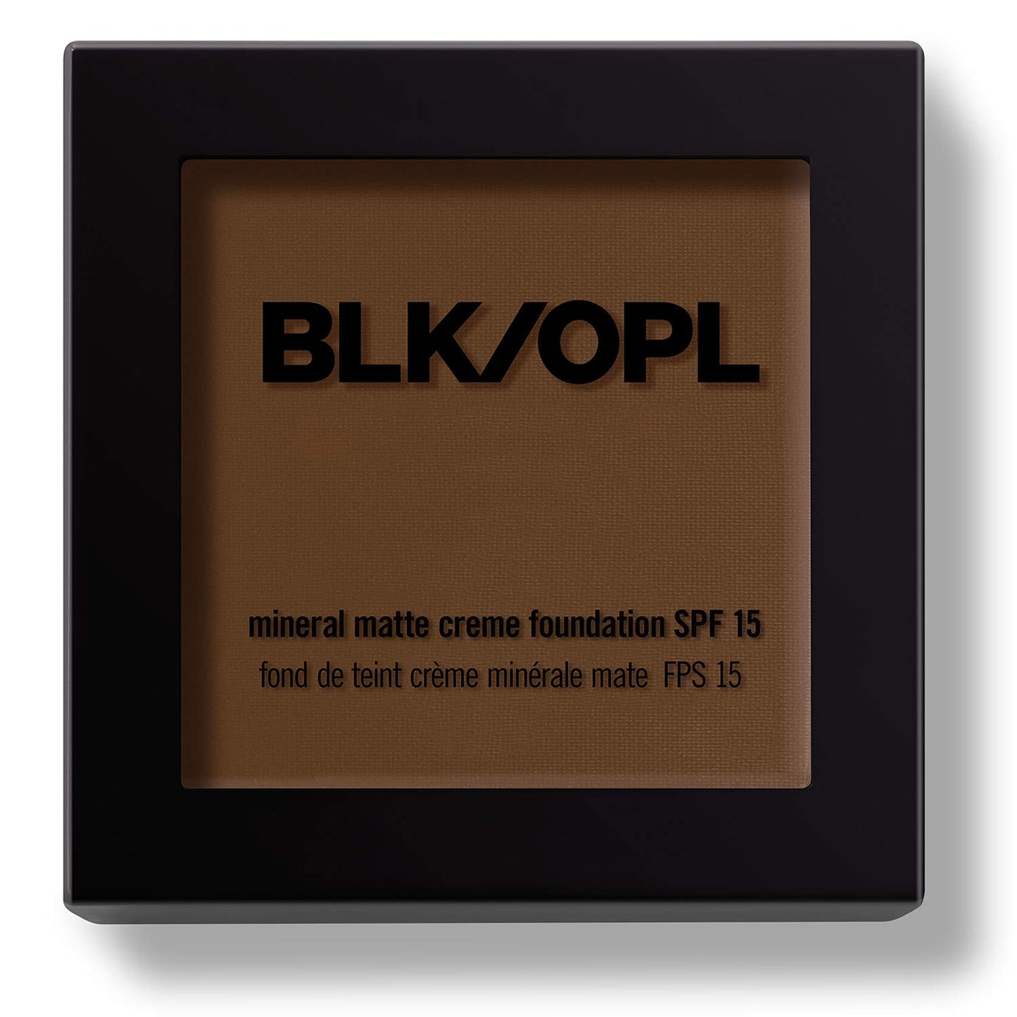 BLK/OPL Mineral Matte Creme Powder Foundation, True Color - SPF 15 Buildable & Blendable Face Foundation Makeup with Matte Finish - Full Coverage