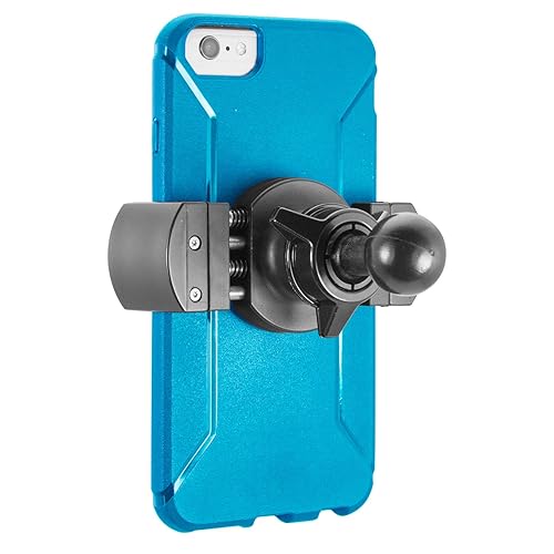 iBOLT Moto-Vise XL Holder w/ 25mm / 1-inch Ball for for All Industry Standard 1 inch / 25 mm mounts- Works w/Smartphones, Midsize Tablets, from 2.75…