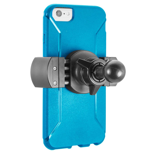 iBOLT Moto-Vise XL Holder w/ 25mm / 1-inch Ball for for All Industry Standard 1 inch / 25 mm mounts- Works w/Smartphones, Midsize Tablets, from 2.75…