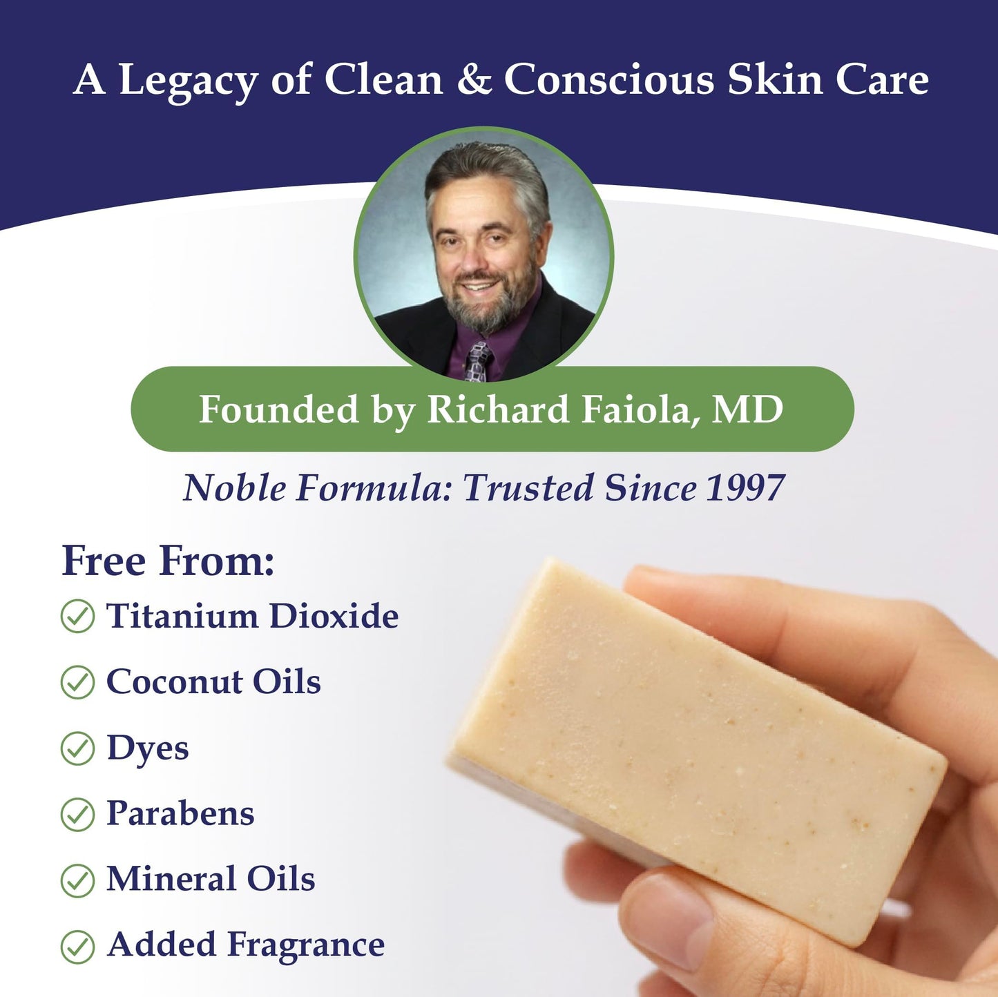 Noble Formula 2% Pyrithione Zinc (ZnP) Olive Oil and Argan Oil Bar Soap, Especially Formulated for Acne, Psoriasis, and Eczema, Safe for Daily Use