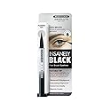 Absolute New York Insanely Black Flex Brush Liquid Eyeliner, Flexible Tip, Waterproof & Smudgeproof, Long-Lating and Pigmented