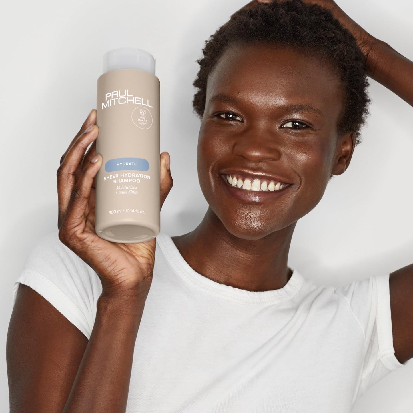 Paul Mitchell Sheer Hydration Shampoo, Moistures + Adds Shine, For Dry Hair, 10.14 fl oz