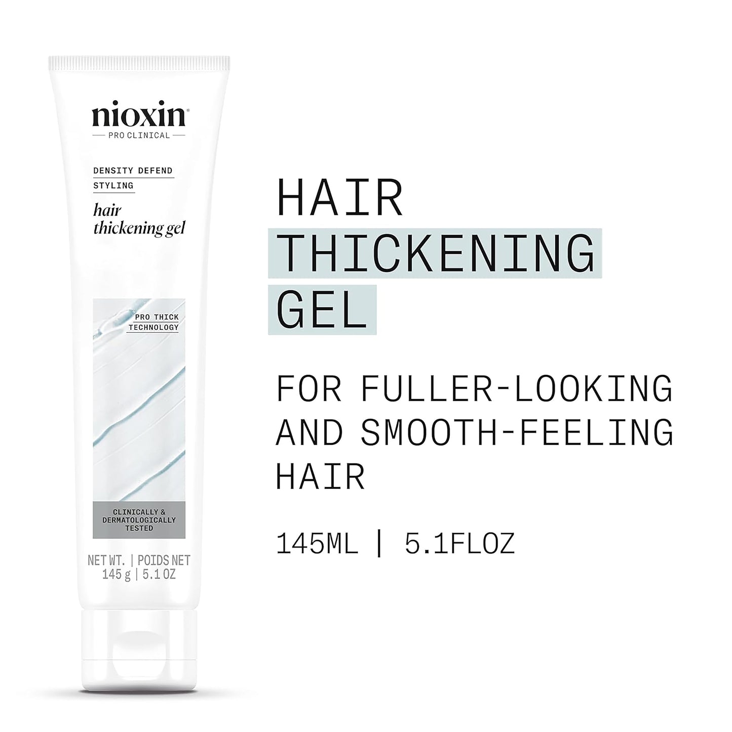 Nioxin Density Defend Hair Thickening Gel | For Volumizing and Fuller Hair| No Stickiness or Stiffness | 5.1 Fl Oz Beauty and Personal Care NIOXIN