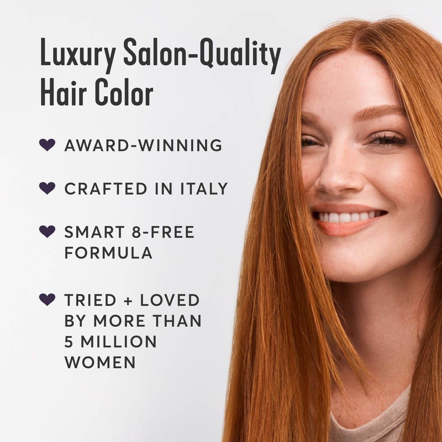 Madison Reed Radiant Hair Color Kit | 4VR Darkest Cool Sangria (Volterra Amethyst) for 100% Gray Hair Coverage | Salon Quality Permanent Hair Dye |