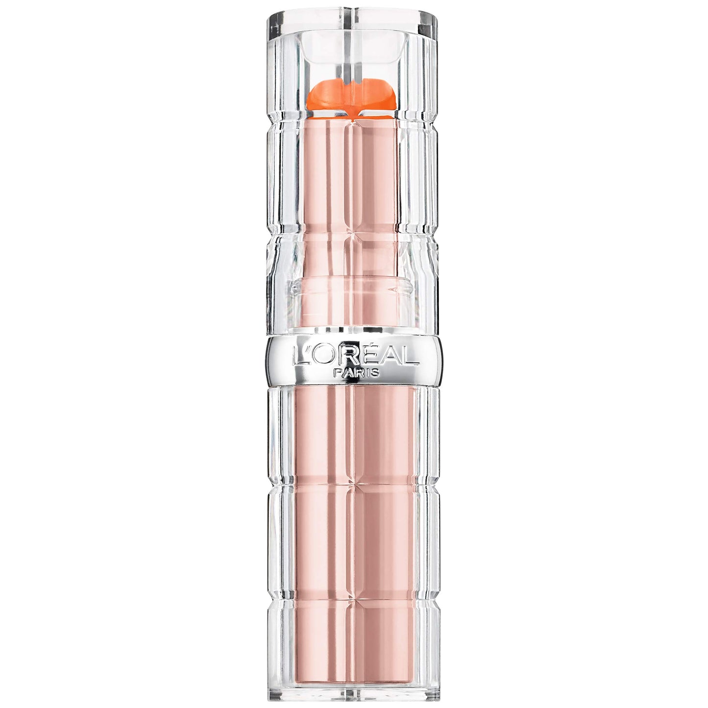 L’Oréal Paris Makeup Colour Riche Plump and Shine Lipstick, for Glossy, Radiant, Visibly Fuller Lips with an All-Day Moisturized Feel, Nectarine