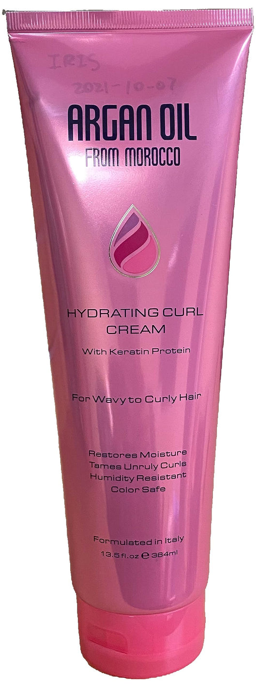 Argan Oil from Morocco Hydrating Curl Cream with Keratin Protein, 13 fl.oz. (384 ml) Beauty & Personal Care Argan Cosmetics