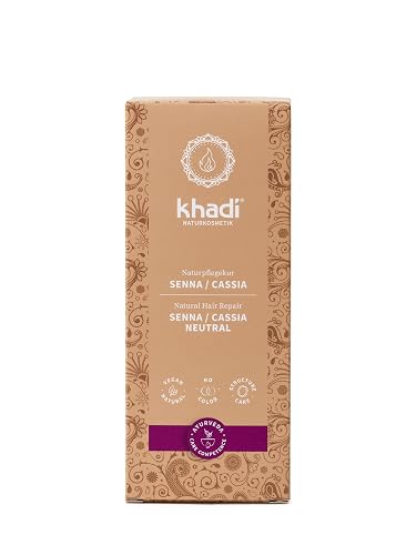 khadi SENNA/CASSIA Natural Hair Color - This colorless intensive care provides shine, volume, and elasticity - Plant hair color 100% herbal & natural