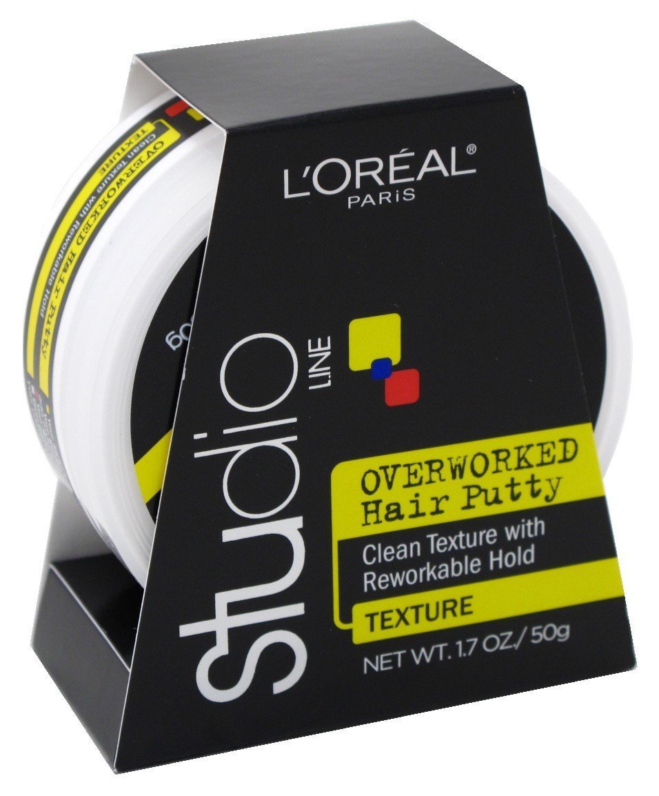 Loreal Studio Putty Overworked 1.7 Ounce (50ml) (2 Pack)
