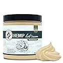 Zatural Hemp Hot Cream Massage Joints and Muscles and Body Wraps Essential Oil Blend, Aloe, Hemp, and More (8oz jar)