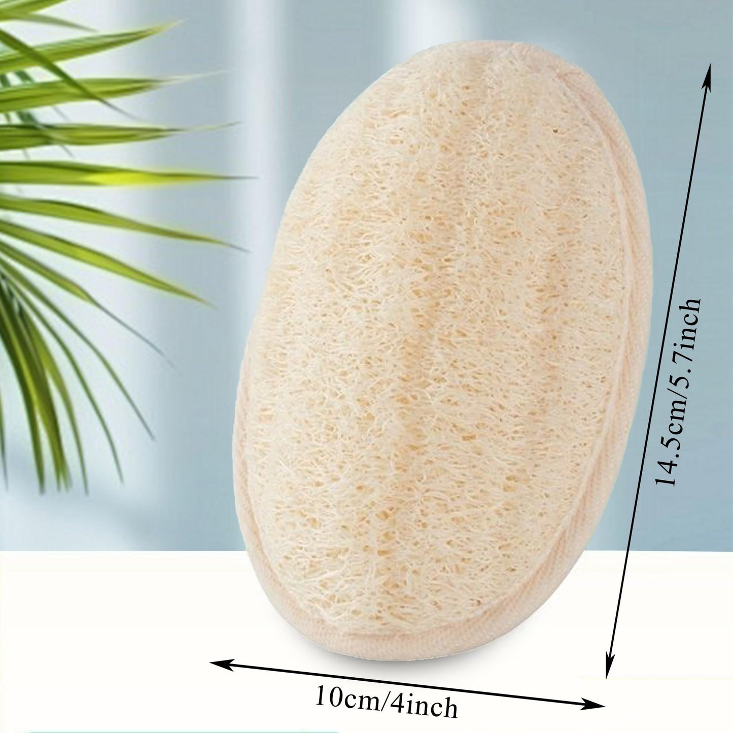 [Pack of 6] Loofah Sponge Pads Natural Organic Bath Luffa Sponges Pads Natural Bath Shower Loofah Body Scrubber Sponges for Exfoliating Your Skin