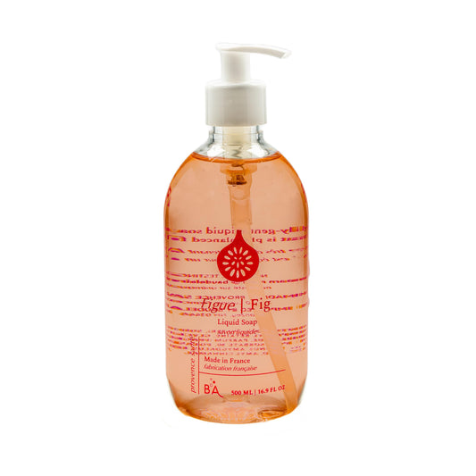Provence Sante Natural Liquid Soap - Moisturizing Almond Oil Hand Soap with Earthy Fig Scent - Elegant Pump Dispenser for Kitchen & Bath (16.9 oz) Beauty & Personal Care Provence Sante