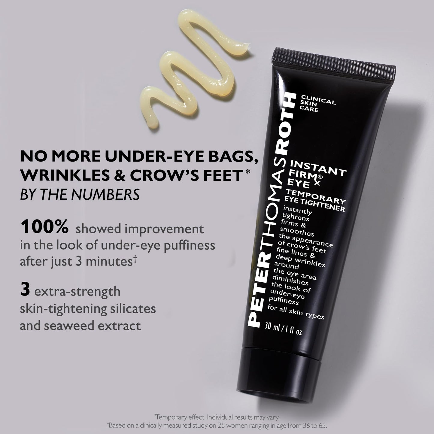 Peter Thomas Roth | Instant FIRMx® Temporary Eye Tightener | Firm and Smooth the Look of Fine Lines, 1 oz