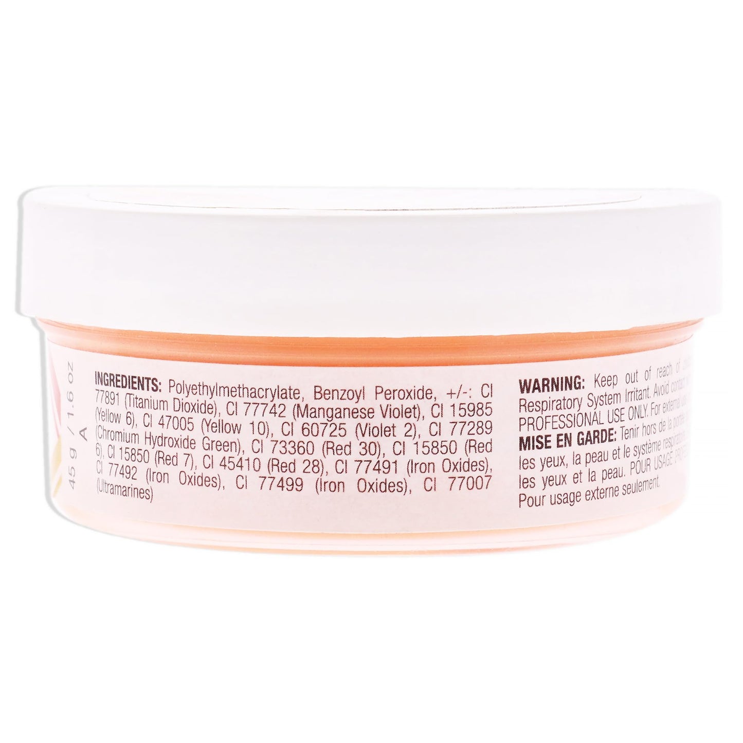 Colour Acrylic Powder - Sherbert Orange by Cuccio PRO for Women - 1.6 oz Acrylic Powder Beauty & Personal Care Cuccio