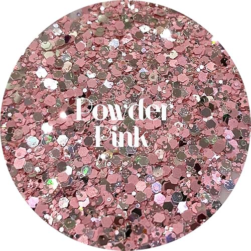 Pink Polyester Glitter | Craft Glitter | Glitter for Arts & Crafts | Tumblers | Cosmetics | Nails | Epoxy Resin Art | Slime | DIY | Body Glitter | 1