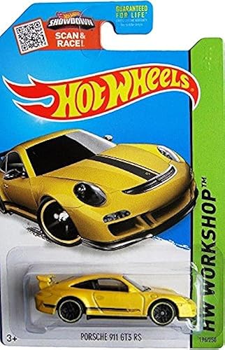 Hot Wheels 2015 HW Workshop Porsche 911 GT3 RS 196/250, Yellow