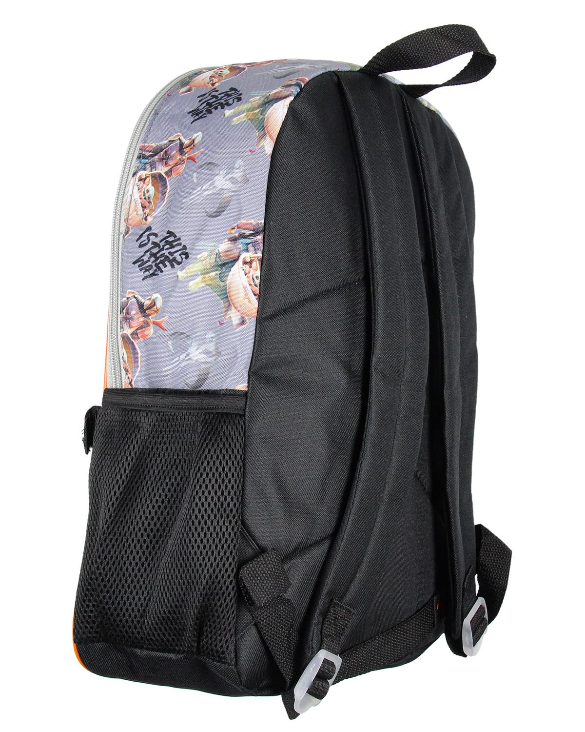 Bioworld The Mandalorian Grogu Baby Yoda This Is The Way 5 Piece 16" Backpack Lunch Bag Mega Set