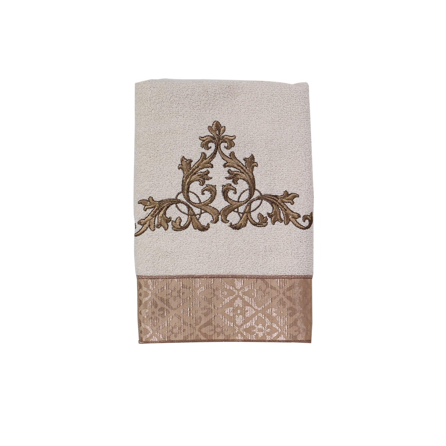 Avanti Linens - Hand Towel, Soft & Absorbent Cotton (Monaco Collection, Ivory)