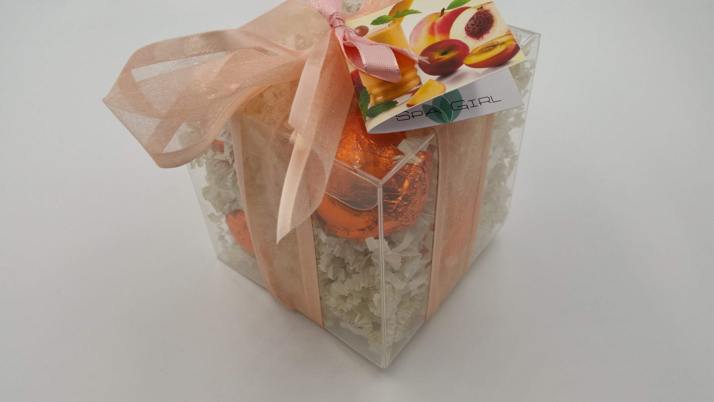 SPa Pure GINGERPEACH Bath Bombs: GIFT SET with 6 Bath Bomb Fizzies with Shea, Mango & Cocoa Butter, Ultra Moisturizing (14 Oz) Great for Dry Skin…