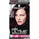 Schwarzkopf Color Ultime 3.3 Amethyst Black Hair Dye, Permanent Intense Black with Diamond Brilliance, Fade-Resistant, Covers Grays, All Hair Textures