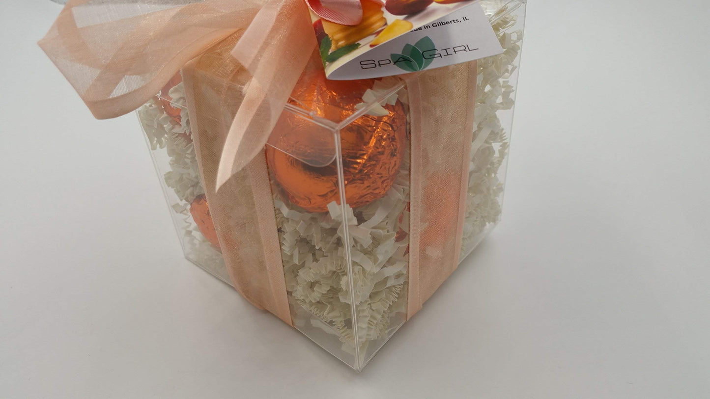 SPa Pure GINGERPEACH Bath Bombs: GIFT SET with 6 Bath Bomb Fizzies with Shea, Mango & Cocoa Butter, Ultra Moisturizing (14 Oz) Great for Dry Skin…
