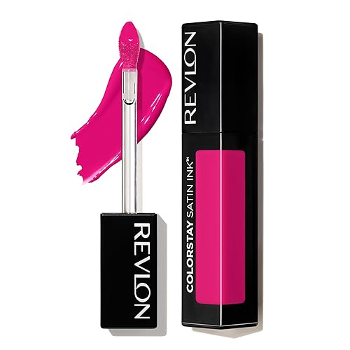 Revlon ColorStay Satin Ink Liquid Lipstick, Longwear Rich Lip Colors, Formulated with Black Currant Seed Oil, 012 Seal the Deal, 0.17 fl oz