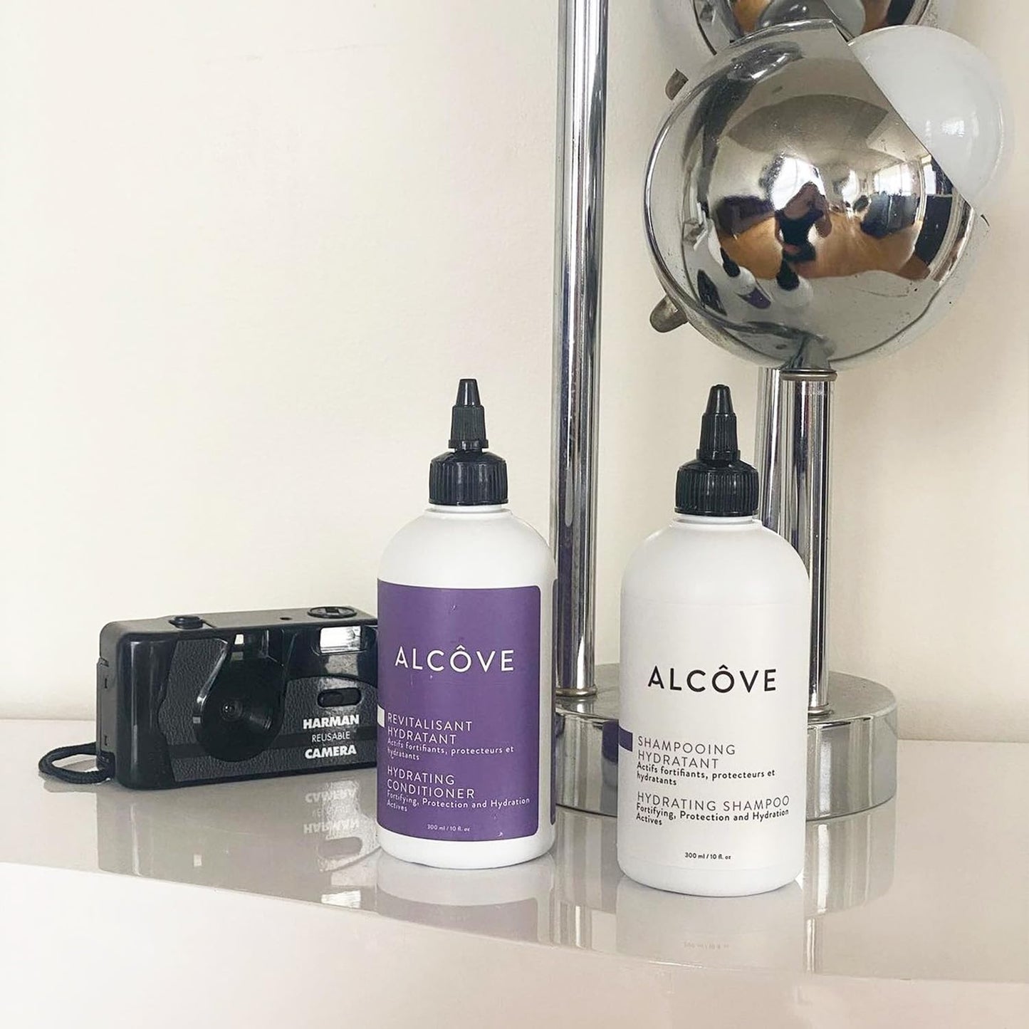 Alcôve - Hydrating Shampoo & Conditioner Duo - All Hair Types - Sulfate-Free - Moisturizing & Nourishing - With Evening Primrose Oil - Mango Extract