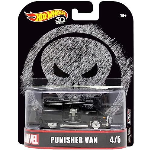 Hot Wheels Punisher Van, 1:64 Scale