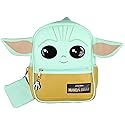 AI ACCESSORY INNOVATIONS Star Wars The Mandalorian Grogu Baby Yoda Mini Backpack 10.5" with Coin Purse