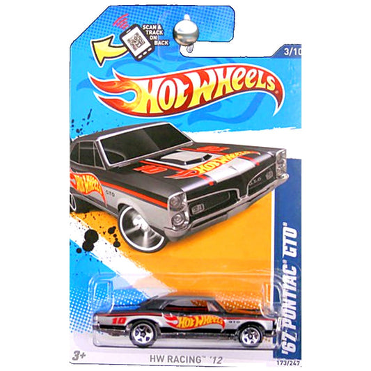 Hot Wheels 2012 HW Racing 1967 Pontiac GTO Black