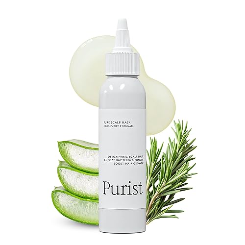 Antifungal Antibacterial Scalp Mask - Boost Hair Growth - Natural Detoxifying Treatment - Nourish with Aloe, Neem, Rosemary, Apple Cider Vinegar