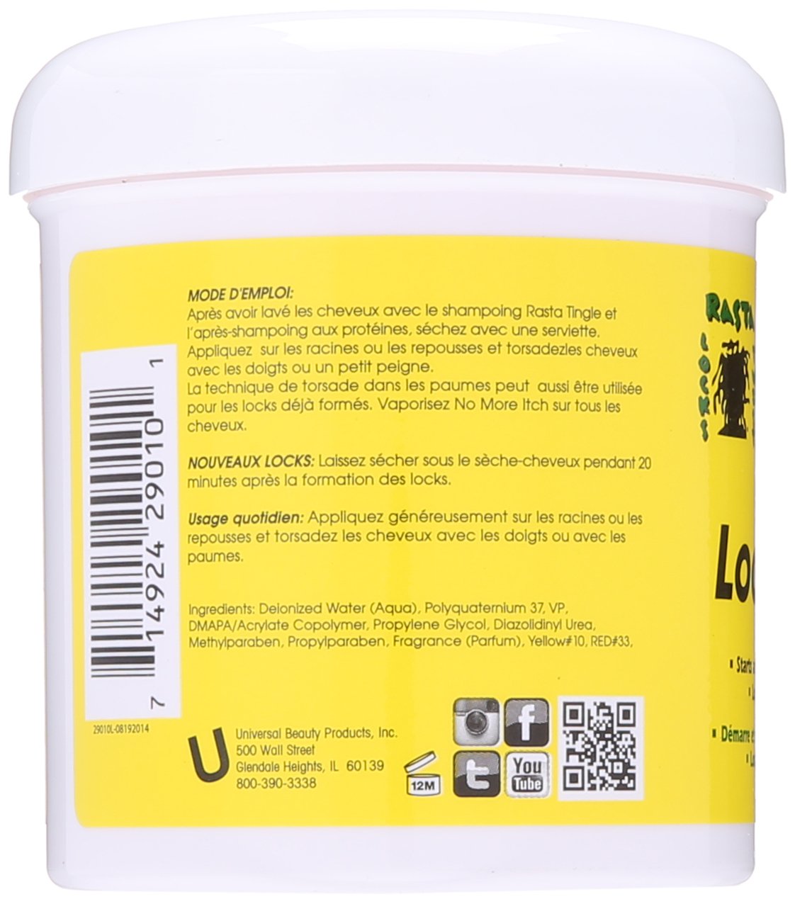 Jamaican Mango and Lime Locking Hair Gel, 16 Ounce