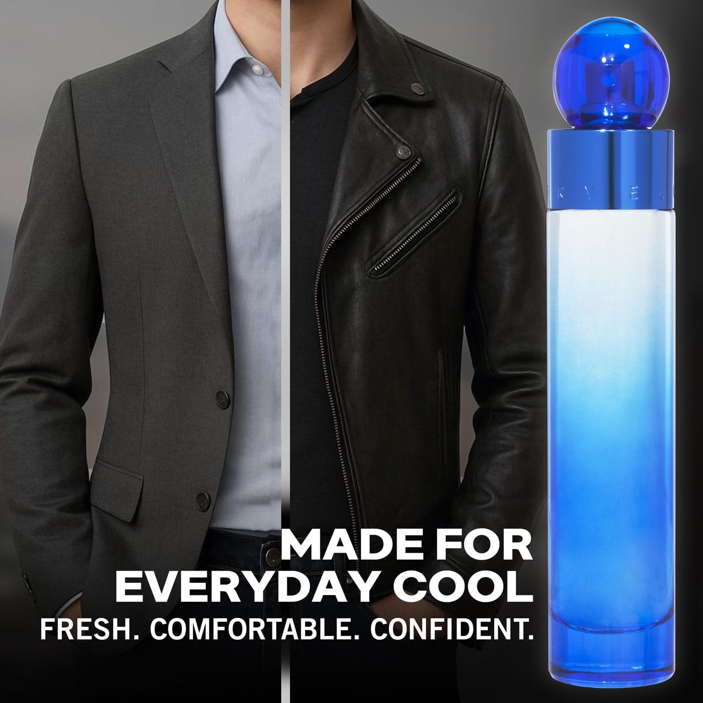 Perry Ellis 360° Very Blue Eau De Toilette Spray for Men - Mens Cologne, Long Lasting Perfume, EDT, Fragrance with Notes of Bergamot, Pear & Musk