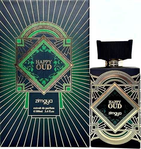 Zimaya Happy Oud Esprit de Parfum Spray, 3.4 Ounce (Unisex)