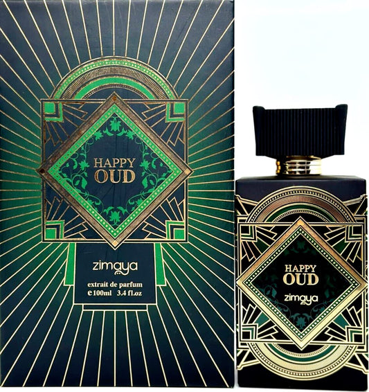 Zimaya Happy Oud Esprit de Parfum Spray, 3.4 Ounce (Unisex)