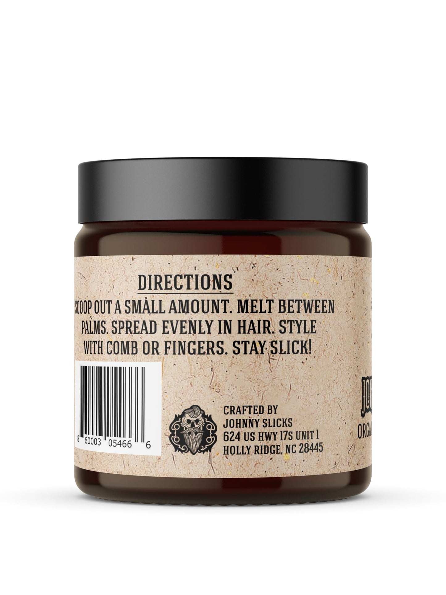 Johnny Slicks Oil Based Pomade | Organic Hair Styling for Men, Low to Medium Hold | Promotes Healthy Hair Growth & Helps Hydrate Dry Skin, (Original