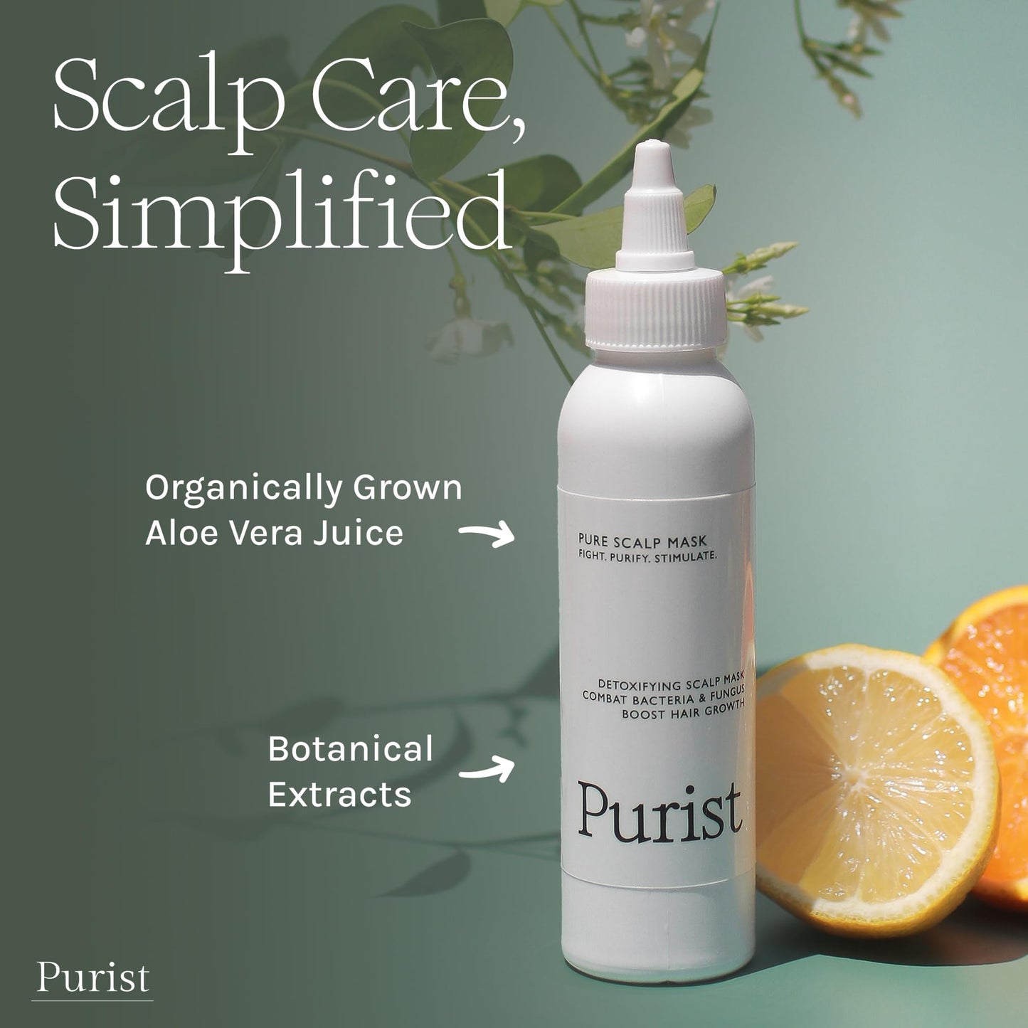 Antifungal Antibacterial Scalp Mask - Boost Hair Growth - Natural Detoxifying Treatment - Nourish with Aloe, Neem, Rosemary, Apple Cider Vinegar