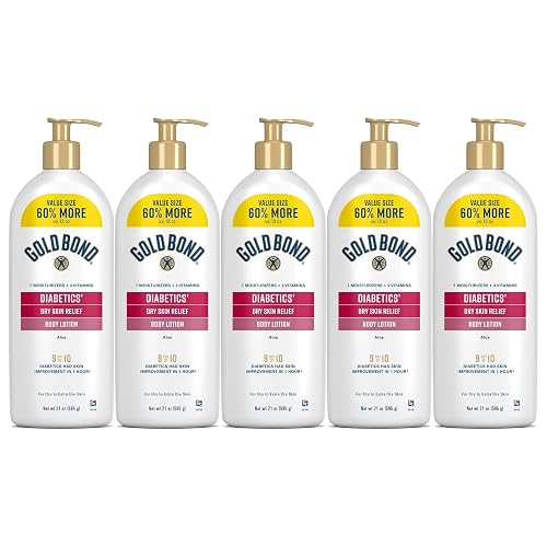 Gold Bond Ultimate Diabetics' Dry Skin Relief Hydrating Lotion - 13 oz, Pack of 5