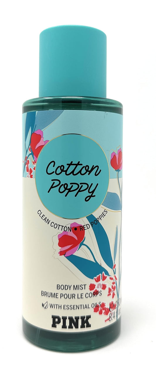 Victoria's Secret Pink Body Mist Cotton Poppy, 8.4 Fl Oz