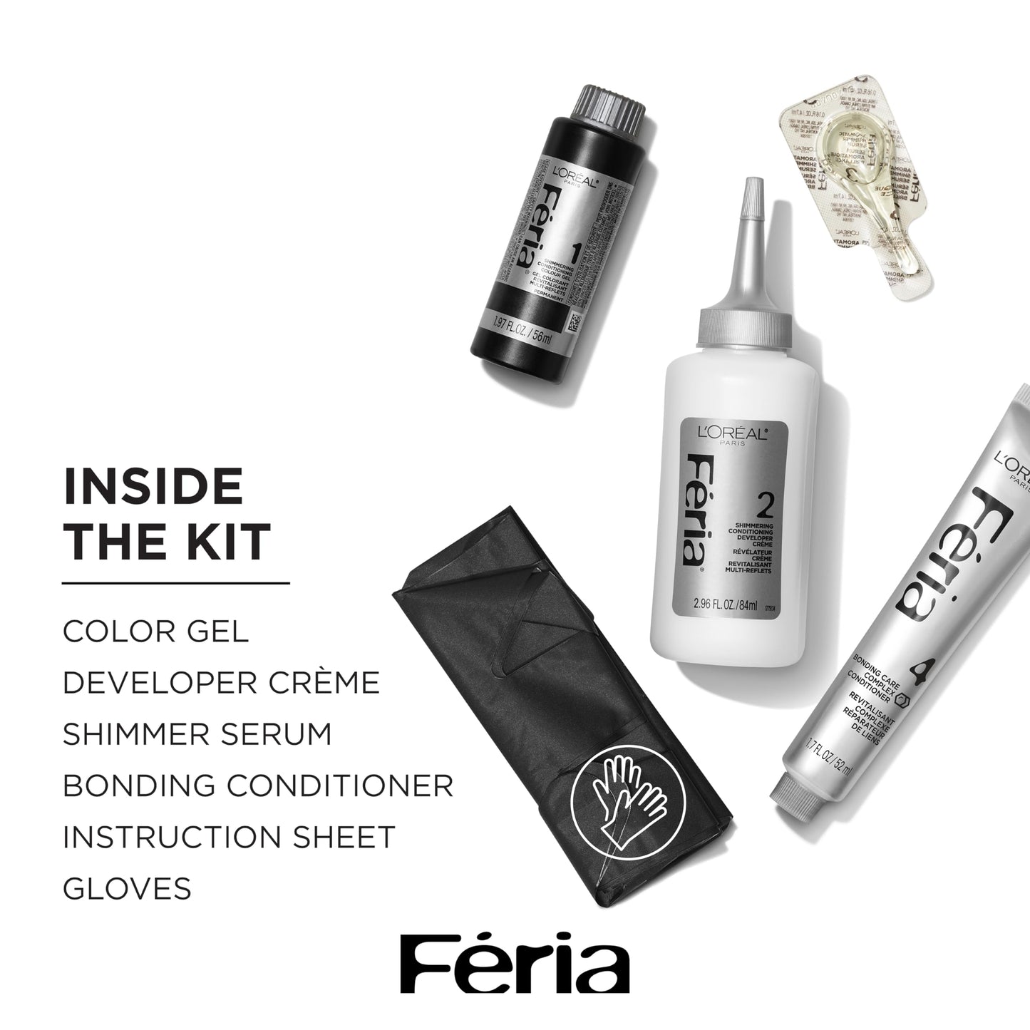 L'Oreal Paris Feria Multi-Faceted Shimmering Permanent Hair Color, 11.21 Bad to the Blonde (Ultra Pearl Blonde), Pack of 1 Hair Dye Kit