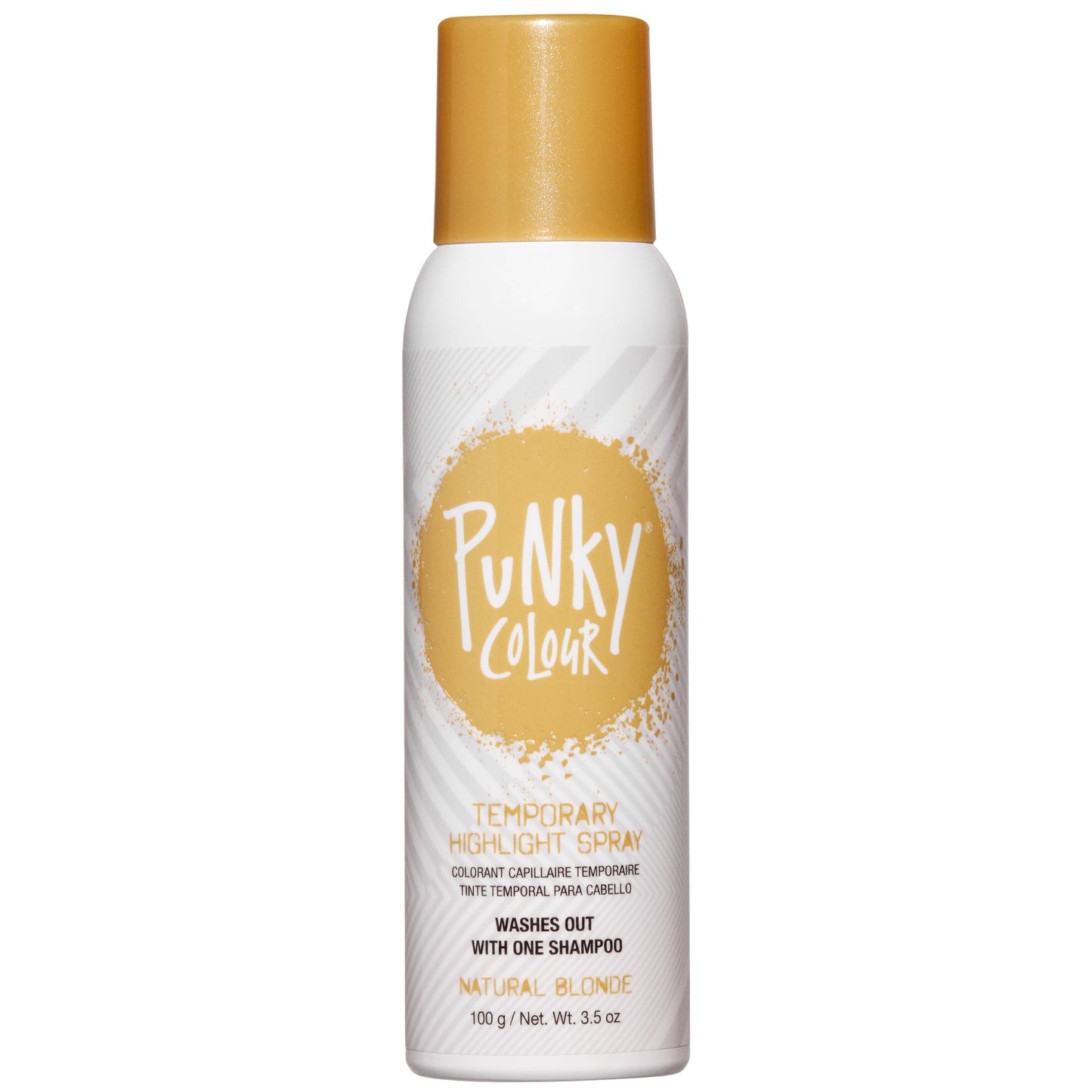 Punky Temporary Hair Highlight Spray - Natural Blonde, Washes Out, Temporary Hair Color Spray for Kids, Women, Hair-Dye, 3.5 oz, 1 Pack