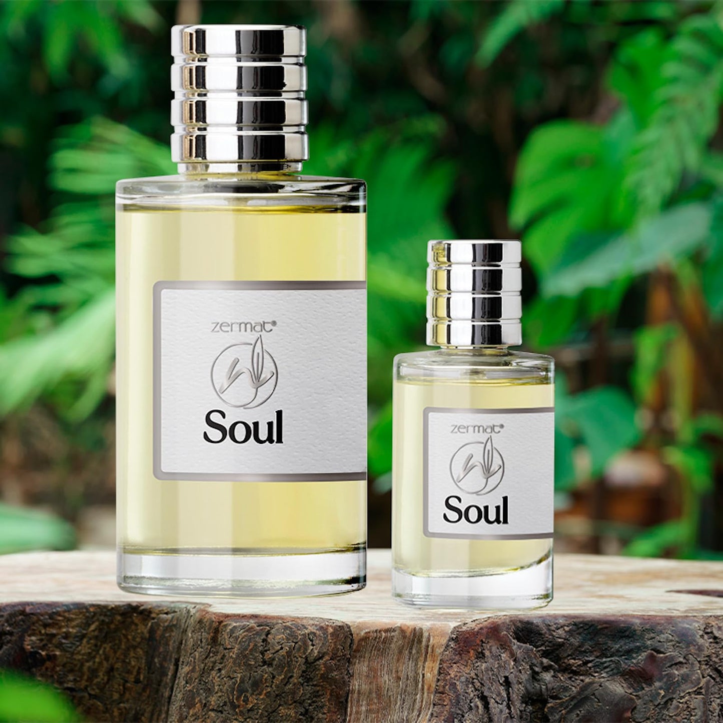 Zermat Soul Men's Fragrance Duo - Fresh Herbal Scent - 3.55 Fl. Oz & Miniature 0.85 Fl. Oz - Unleash Your Inner Confidence