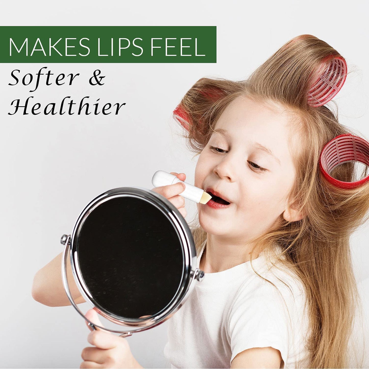 WBM Care Kids Organic Lip Balm, enriched with 100% natural ingredients, provides a hydrating and soothing effect | Pack of 6, each 0.12 oz for soft