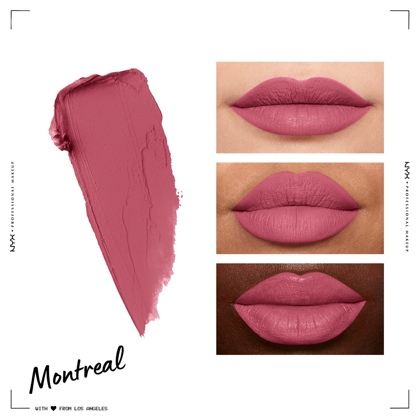 NYX PROFESSIONAL MAKEUP Soft Matte Lip Cream, Lightweight Liquid Lipstick - Montreal (Mauvey Pink)