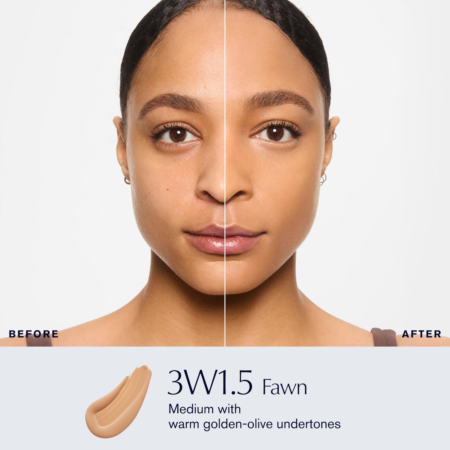 Estée Lauder Double Wear Stay-in-Place Foundation Makeup | 36-Hour Long-Wear Matte Foundation, 1 Fl Oz, 3W1.5 Fawn