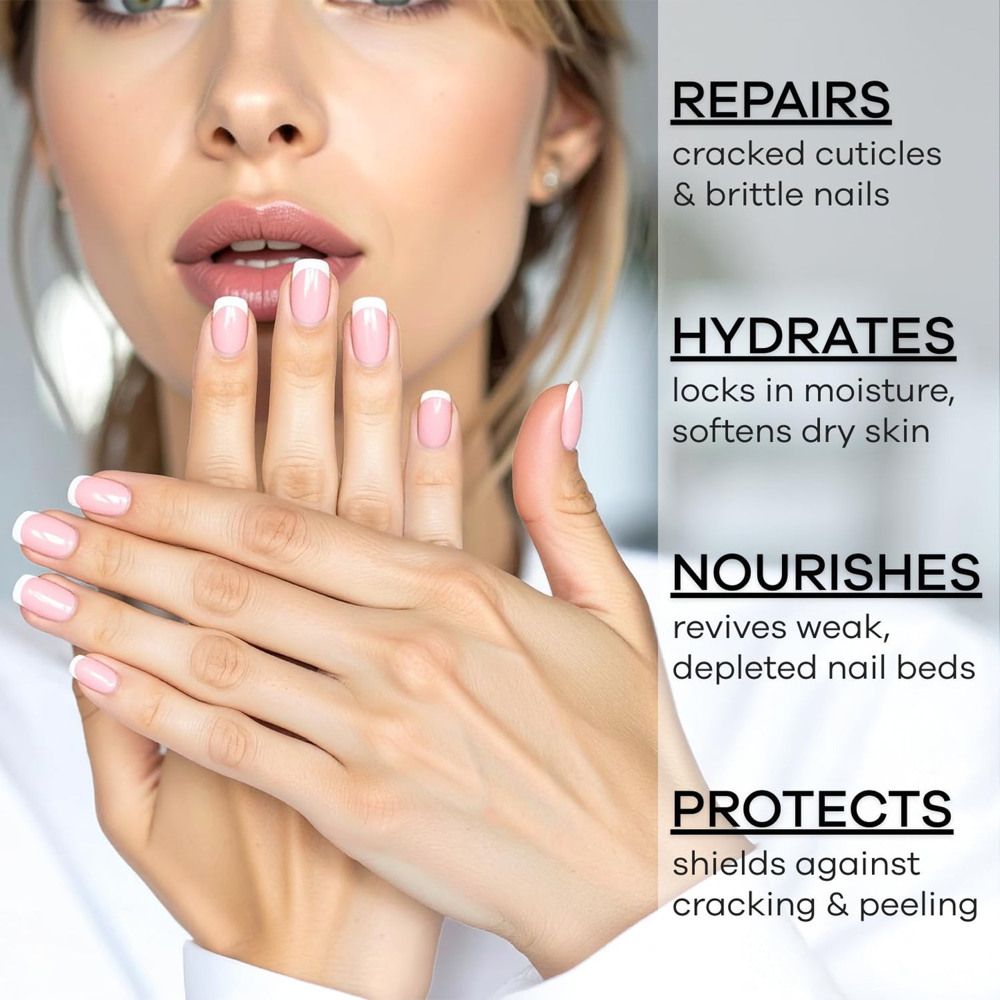 Ellie Chase Moisturizing Cuticle & Nail Care Oil 2.3 Fl Oz Unscented - Infused with Jojoba Oil, Aloe, Vitamin E - Nail & Cuticle Hydration, Repair