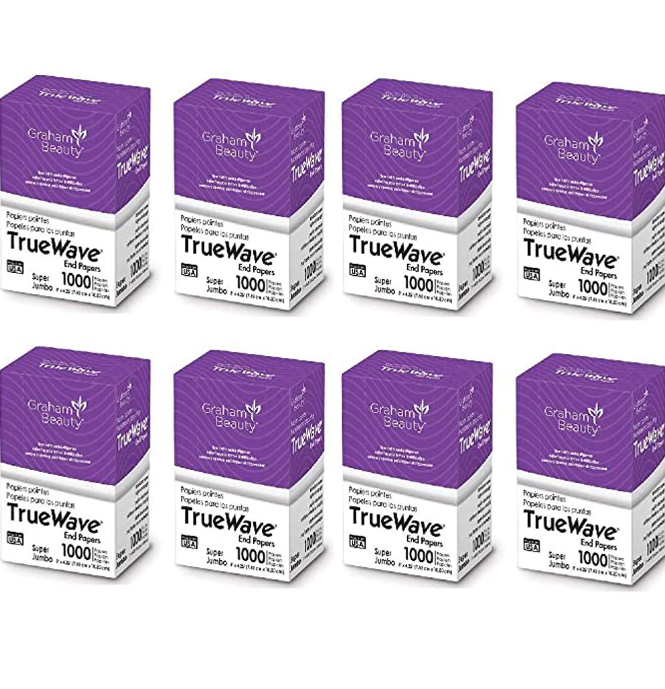 Graham Beauty Salon Truewave Jumbo End Paper 1000 Pack - HC-26067