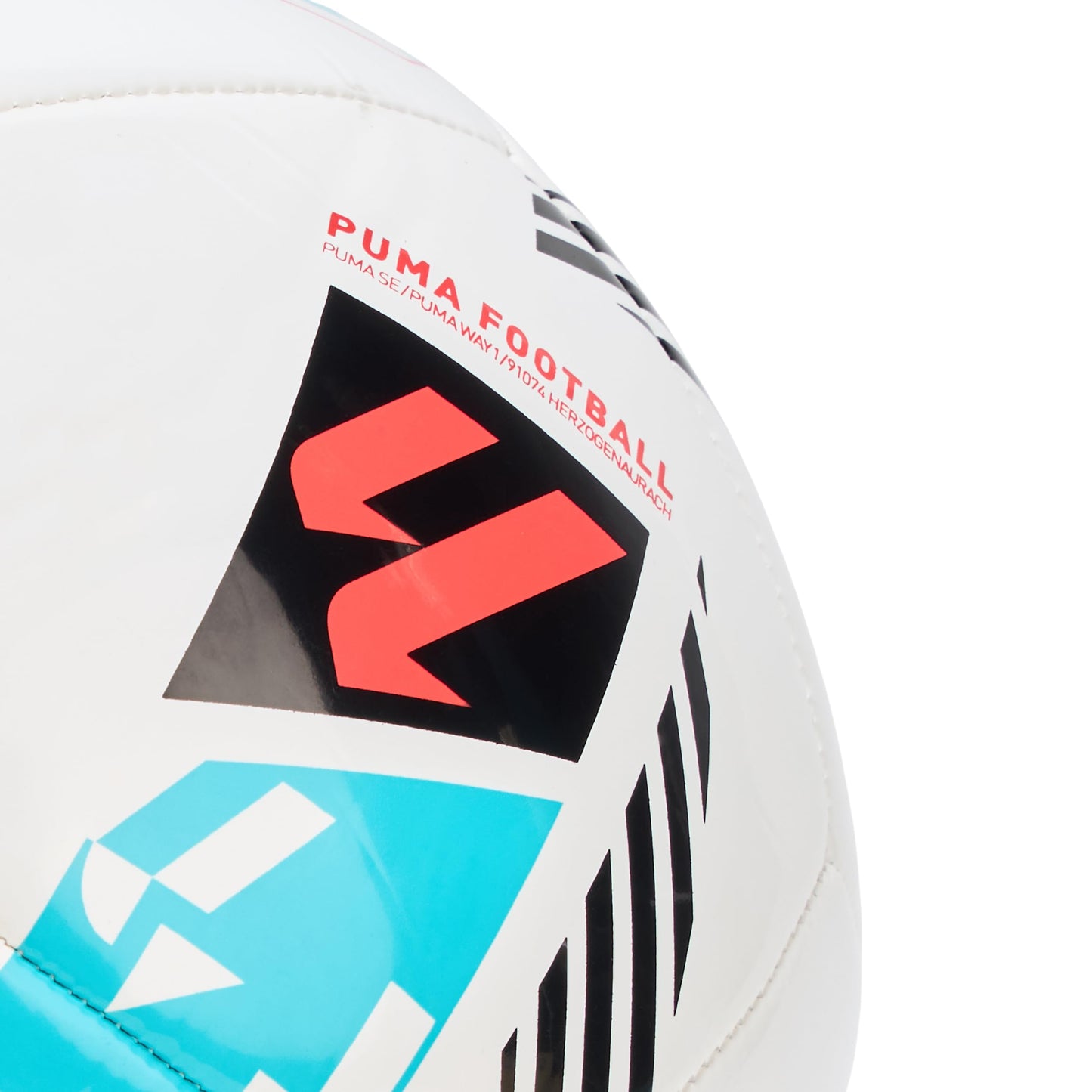 Puma Unisex Orbita LaLiga 1 Machine Stitched Soccer Ball, White-Multicolor AH25, 5